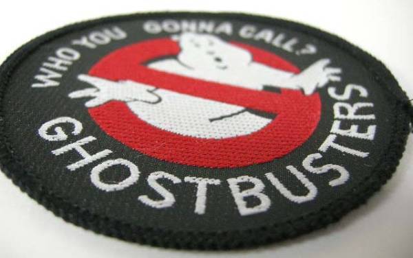  призрак Buster z80s оригинал VINTAGE неиспользуемый товар Vintage нашивка GHOSTBUSTERS