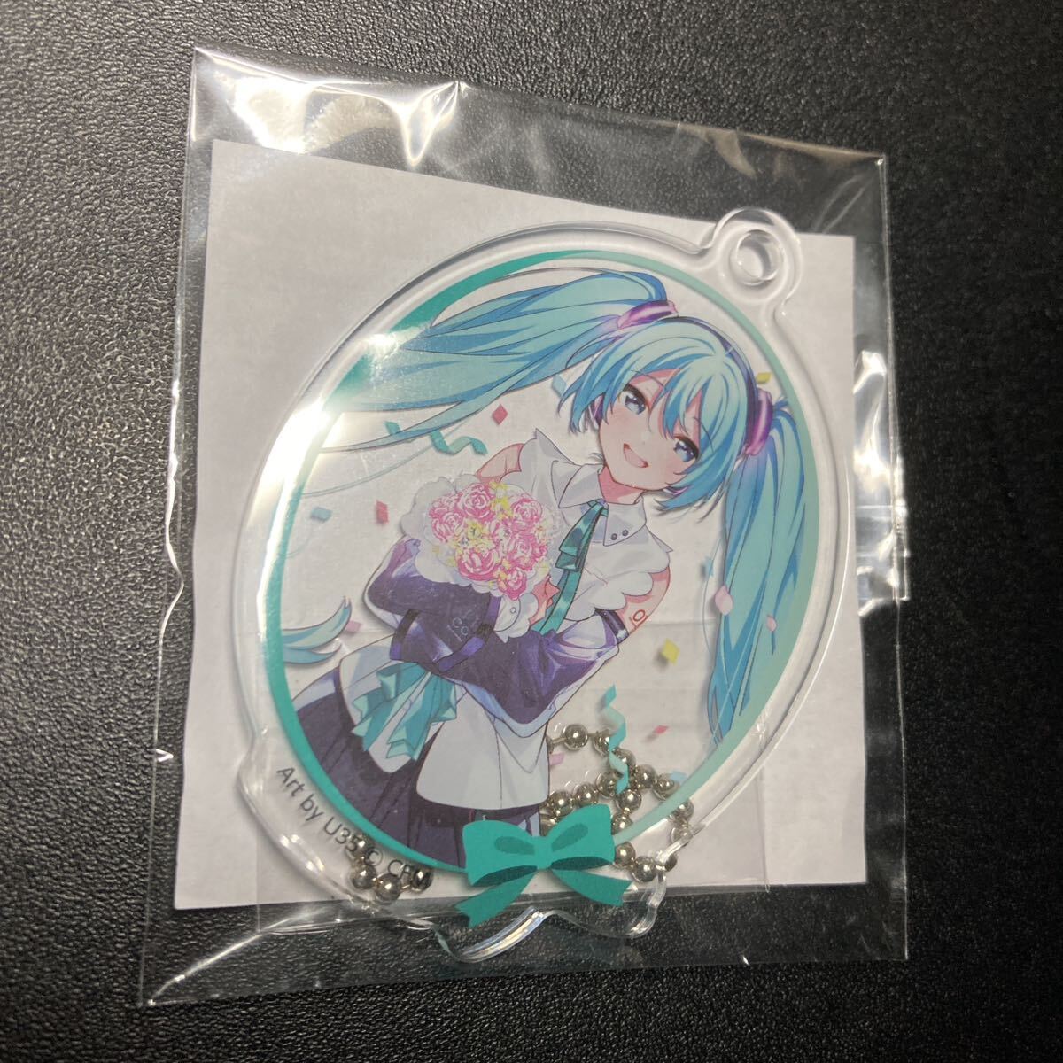 ボーカロイド 初音ミク 16周年 ローソンコラボ アクリルキーホルダー アーモンド 香るカカオ アクキー 限定 ストラップ グッズ LAWSON_画像1