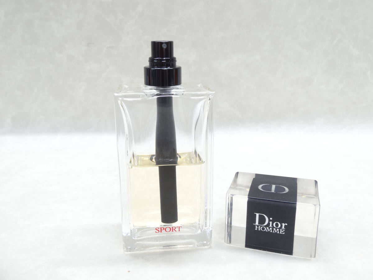 ☆香水☆#29433 Dior/ディオール HOMME オム SPORT スポーツ オードトワレ 125ml 残5割位 箱付 中古 現状品_画像7