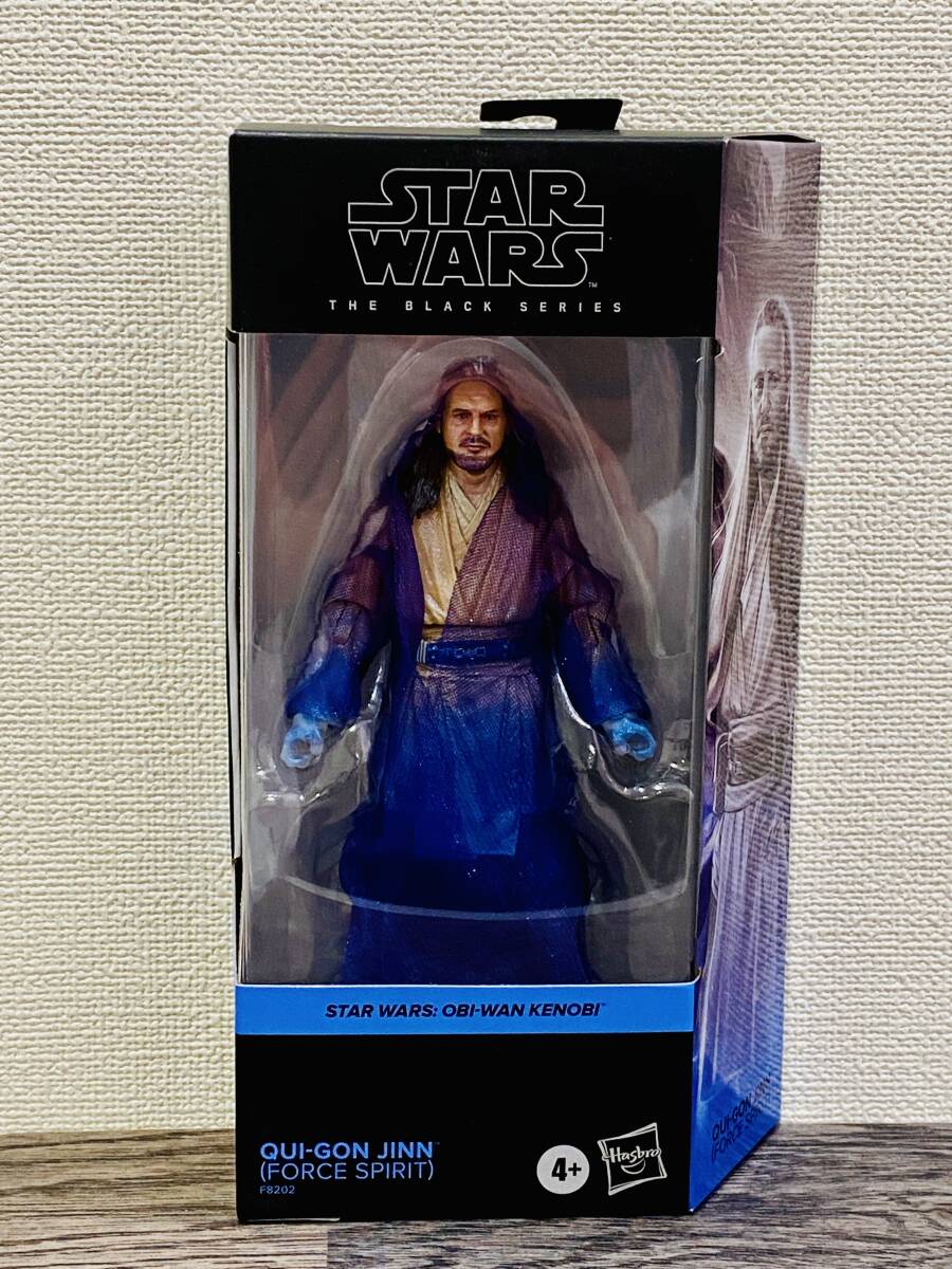 新品未開封 スターウォーズ ブラックシリーズ 6インチ クワイ＝ガン・ジン フォースの霊体 BLACK SERIES QUI-GON JINN FORCE SPIRIT_画像1