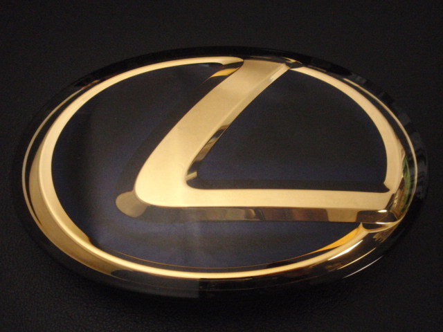 7to отдых [ передний "золотая" эмблема обработка работа стоимость!] Lexus LEXUS LS GS IS RX NX прочее L Mark эмблема 