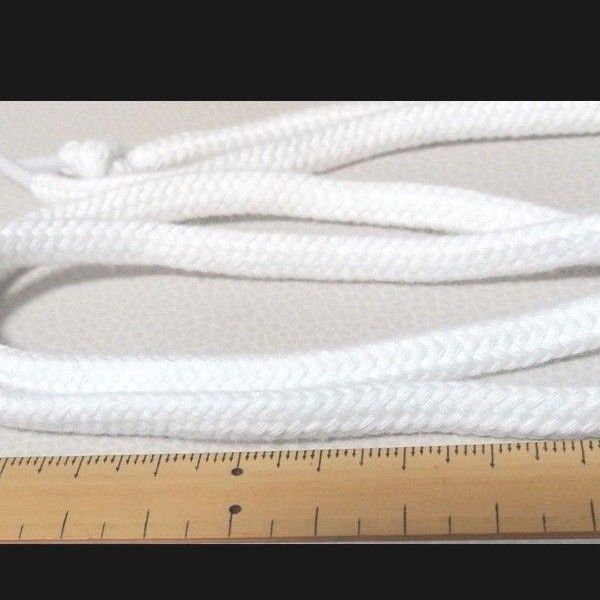 パーカーの紐　15本　白　手芸　付属品　コットン　ロープ　ハンドメイド　靴紐