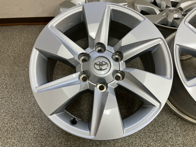 静岡発☆ TOYOTA トヨタ ランドクルーザープラド 純正ホイール 17×7.5J +25 139.7/6穴 ハブ径105mm 160サイズ 2個口 ※商品説明必読_画像2