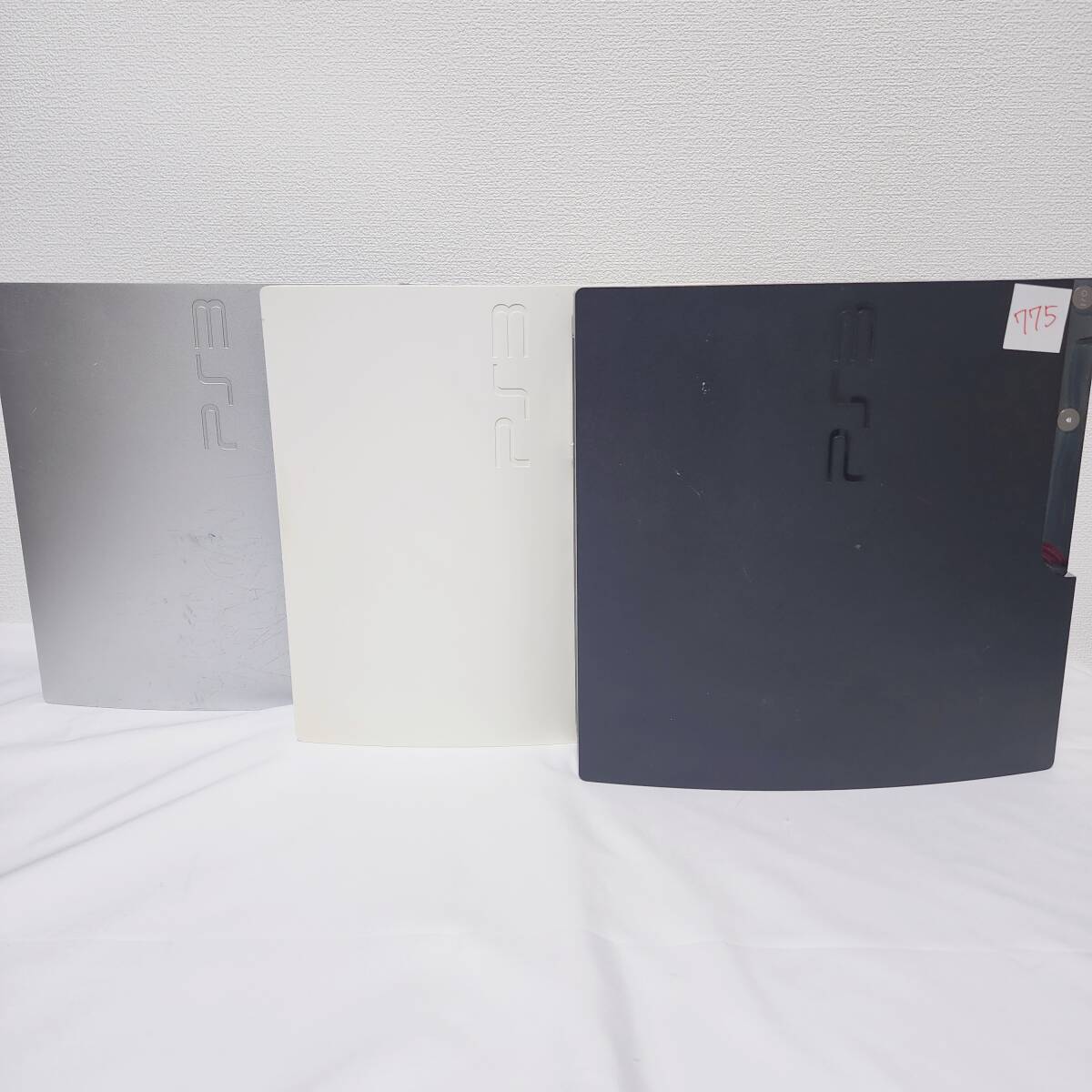 SONY ソニー PS3 本体 3台 まとめ売り プレステ3 動作確認済 PlayStation3 CUH 2000 2500 ブラック ホワイト シルバーの画像7