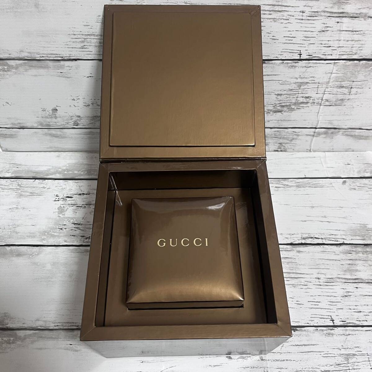 グッチ 腕時計 空箱 GUCCI ボックス ブランド BOX 化粧箱 収納　インテリア_画像4