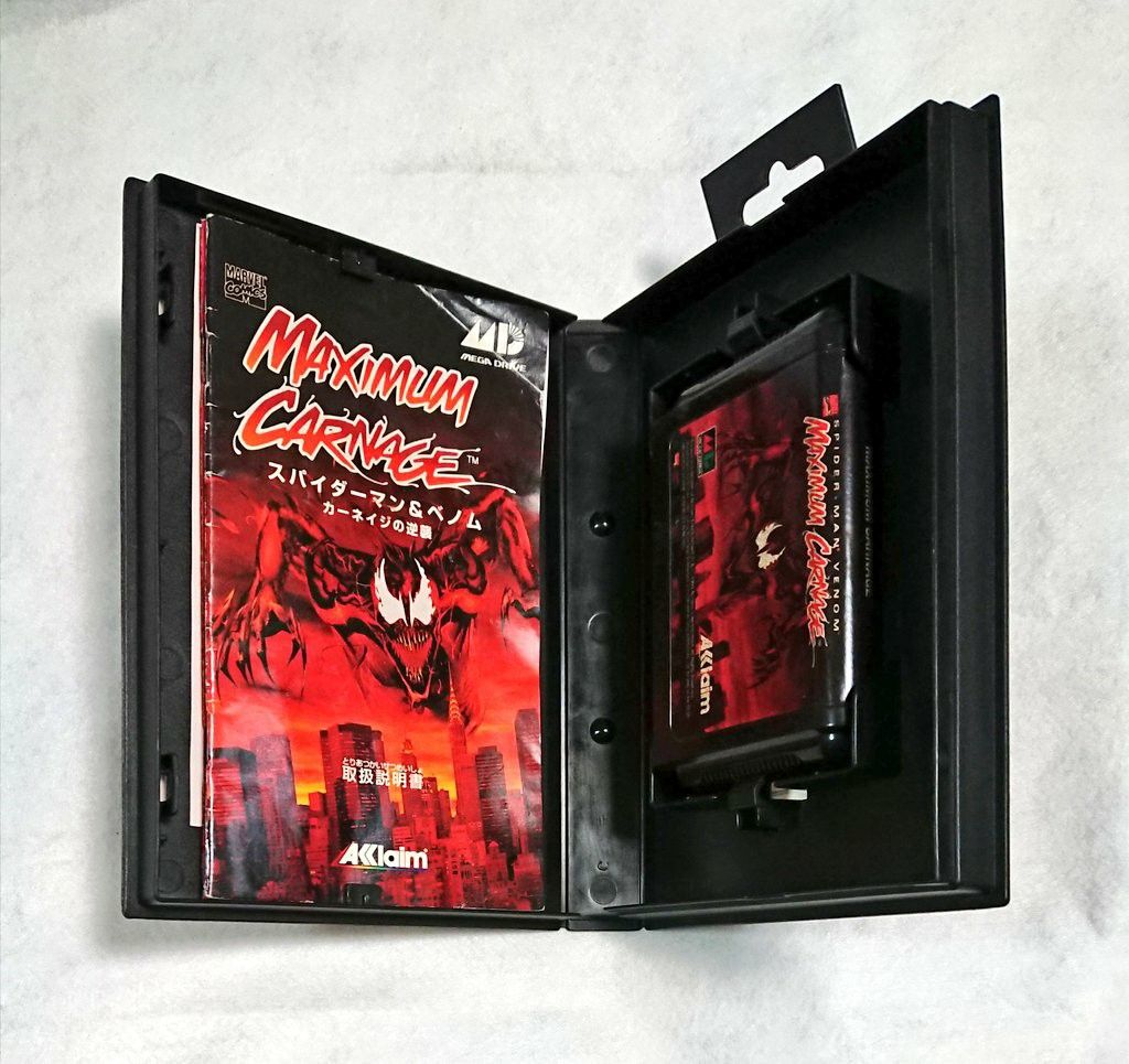 マキシマムカーネイジ メガドライブ版 SPIDER-MAN VENOM MAXIMUM マキシマムカーネイジ メガドライブ版 SPIDER-MAN VENOM MAXIMUM