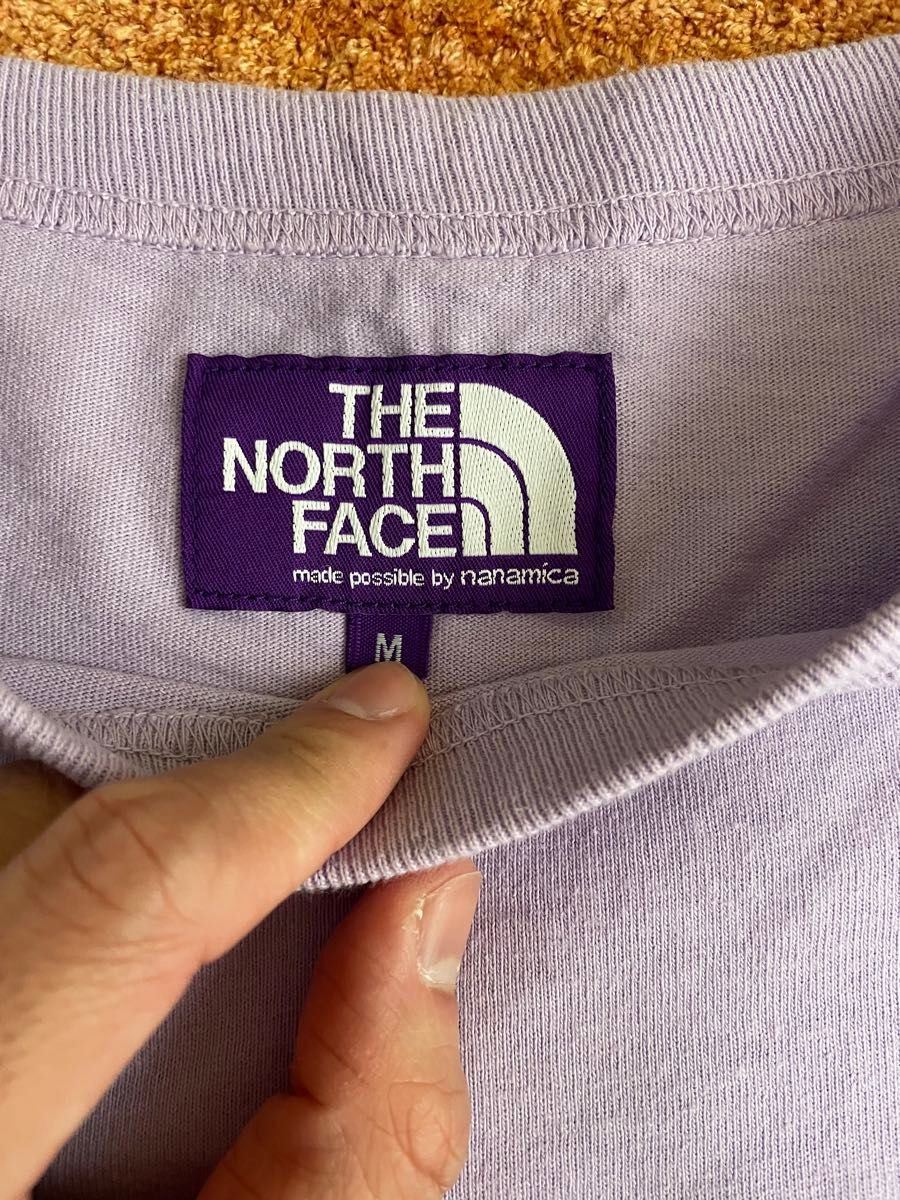  NORTH FACE PURPLE LABEL 7oz L/S Pocket Tee purple NT3102N