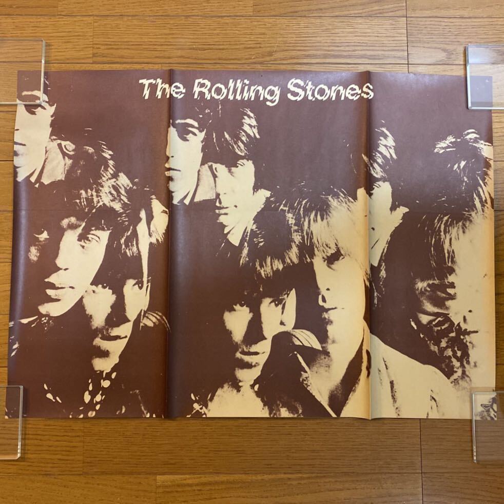 「The Rolling Stones〜レコード購入特典6つ折りポスター②」B2サイズの画像1