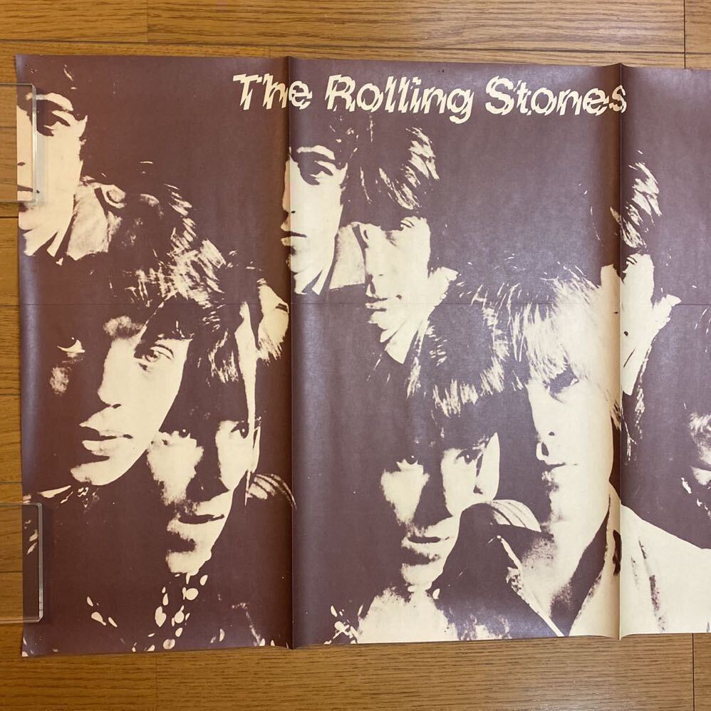 「The Rolling Stones〜レコード購入特典6つ折りポスター②」B2サイズの画像3
