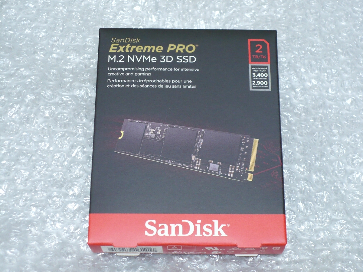 新品 SanDisk Extreme Pro 2TB M.2 高速SSD サンディスク_画像1