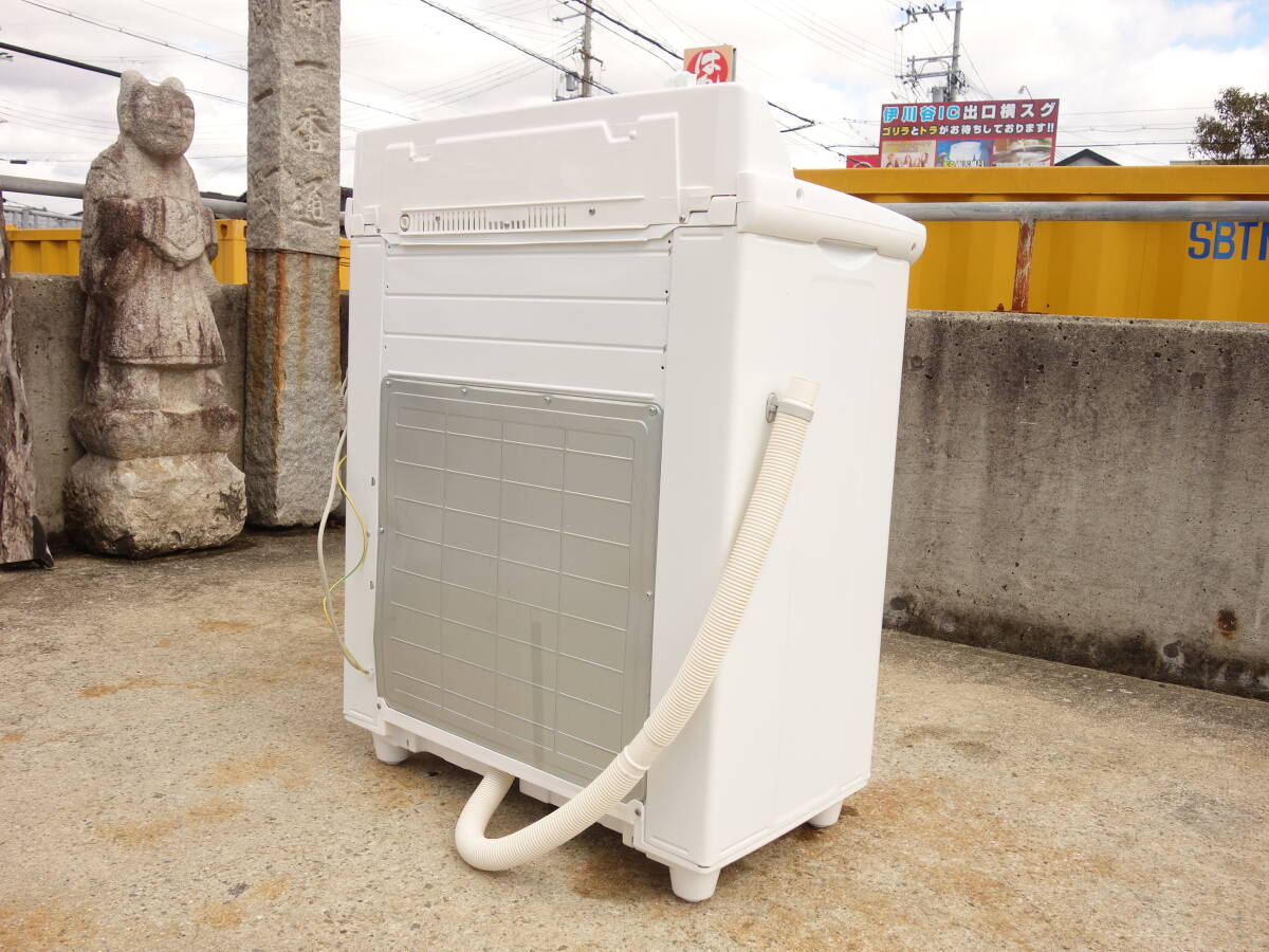 【中古】K▼日立 洗濯機 二槽式洗濯機 2021年 5.5kg ステンレス脱水槽 青空 つけおきタイマー搭載 PS-55AS2 (27235)_画像8