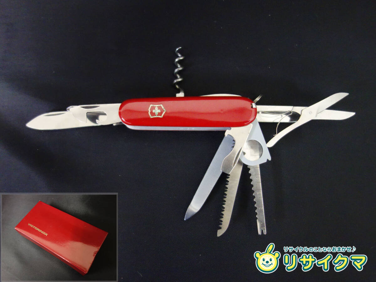 [Используется] M ▽ Victorinox Victorinox Champion Multi -Tool News Outdoor Folding Survival (37563)