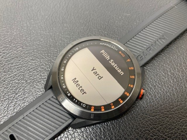 中古品　GPSゴルフウォッチ　GARMIN　ガーミン　Approach S40　010-02140-21_画像3