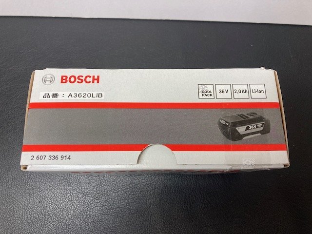 未使用品 テープ二重張り ボッシュ BOSCH リチウムイオンバッテリー A3620LIB 36V 2.0Ahの画像2