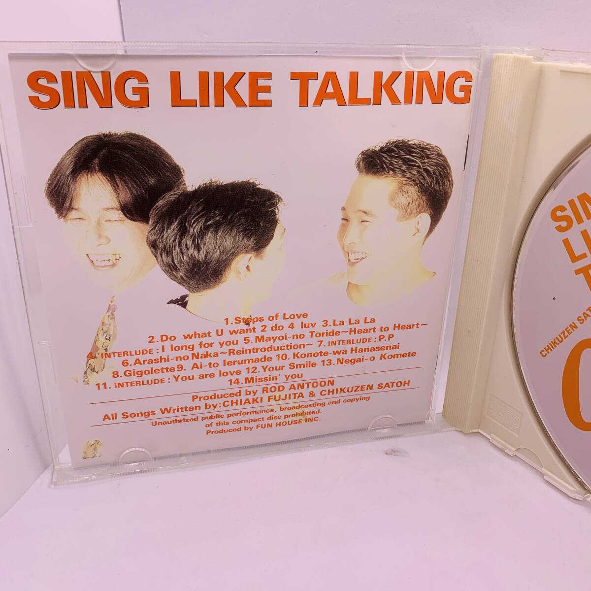 【非売品】見本品 CD SING LIKE TALKING 0 20240313G04_画像6