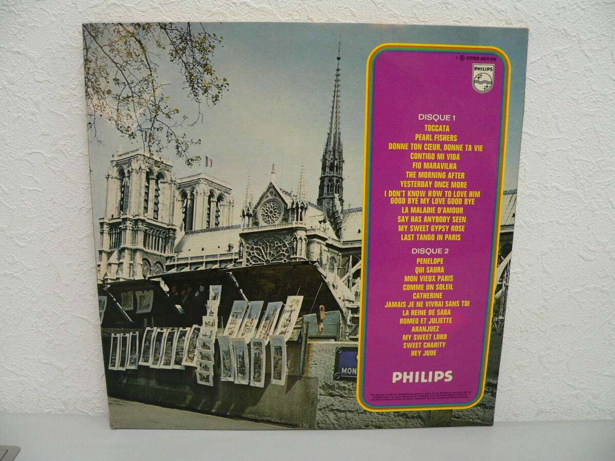 #2397AS　LPレコード　 SUPER HITS PAUL MAURIAT / TOCCATA & PENELOPE　ポールモーリア　2枚組　フランス直輸入盤　美盤_画像2