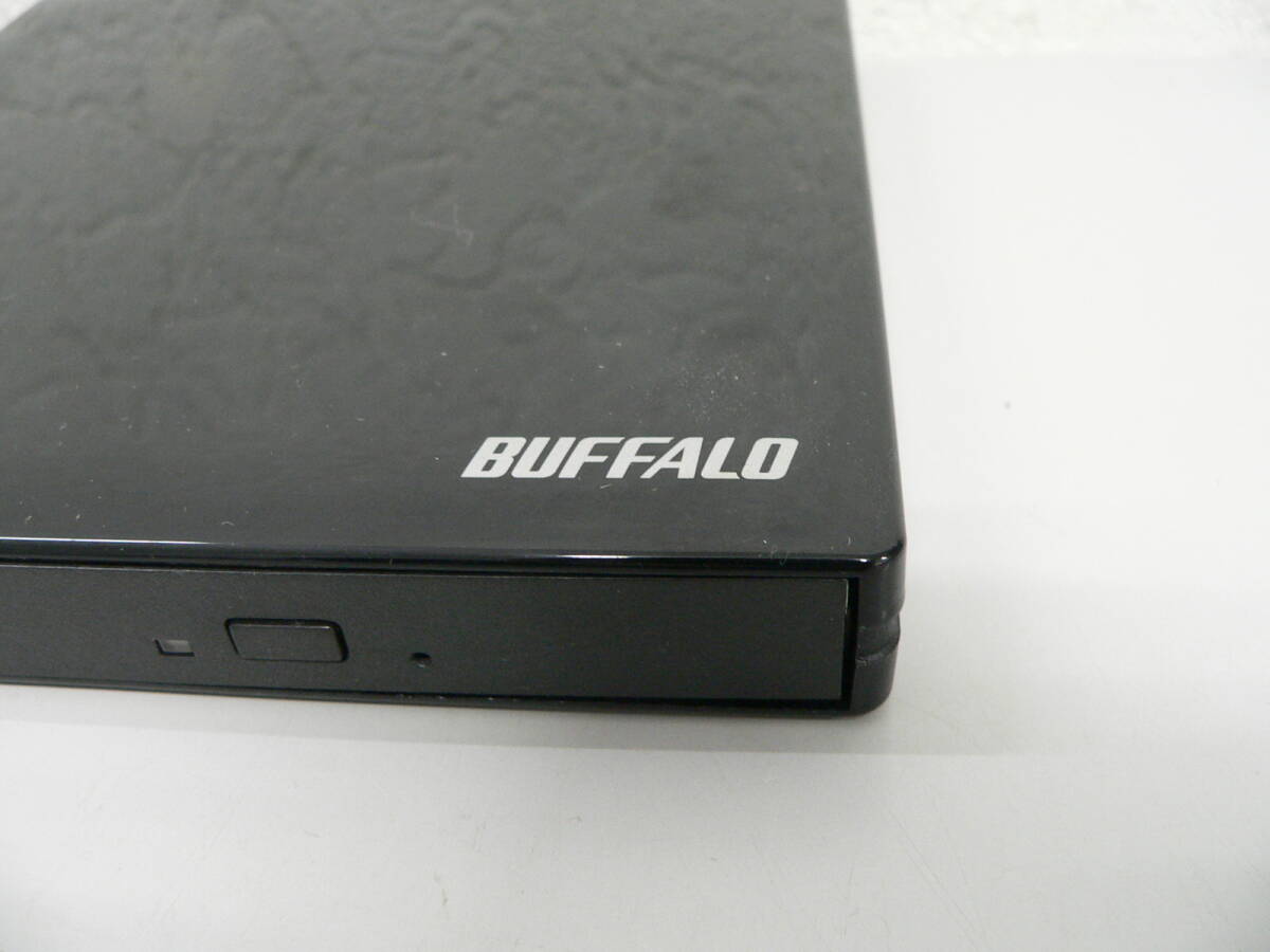 #3717　BUFFALO ポータブルDVDドライブ DVSM-PS58U2-BK コードなし 動作未確認_画像3