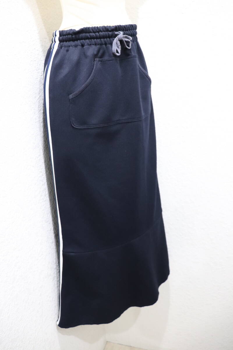 即決 02SS JUNYA WATANABE COMME des GARCONS ジュンヤワタナベ サイドライン装飾 ジャージロングスカート マーメイドスカート レディース