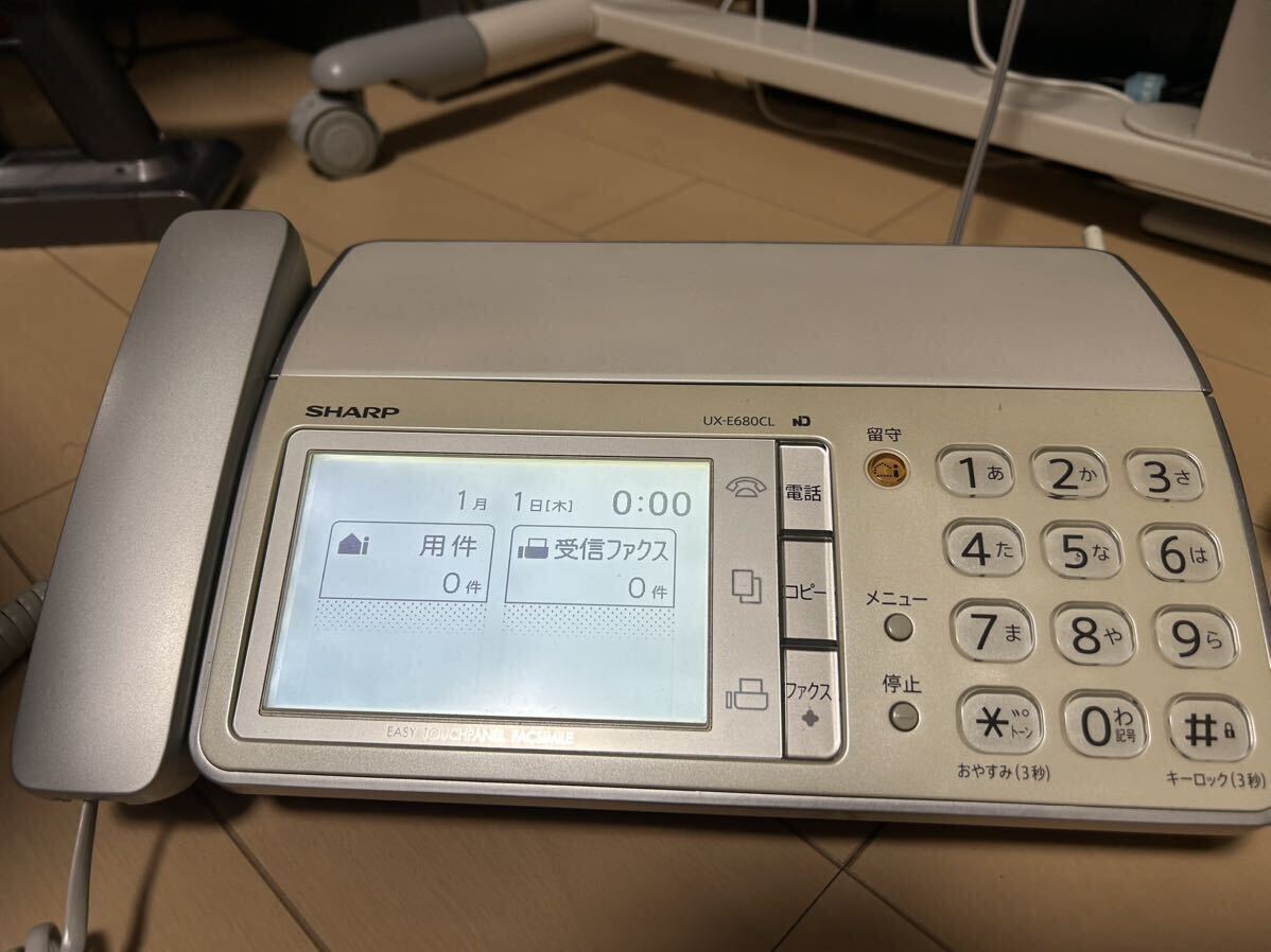 SHARP UX-E680CL FAX電話機_画像8