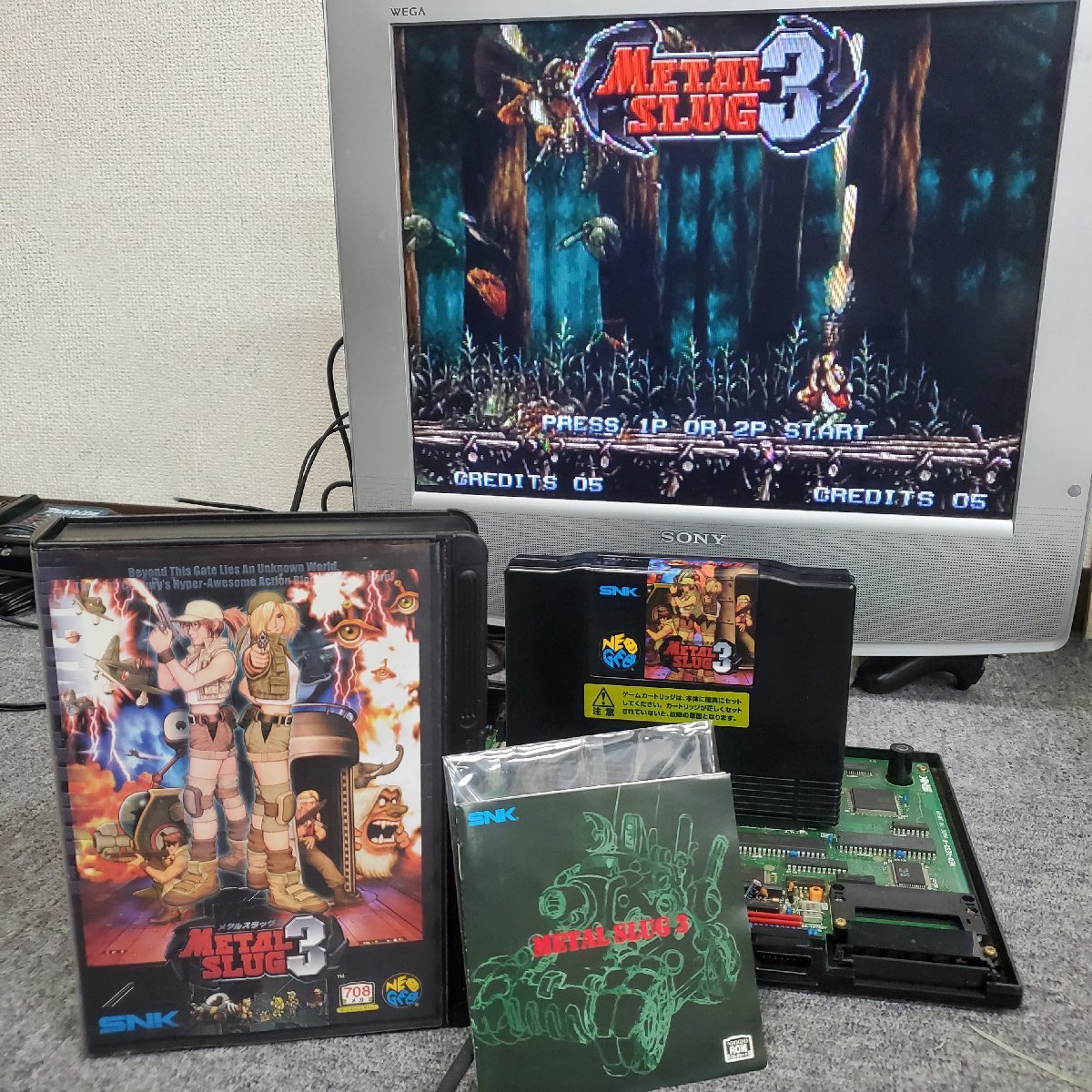 国内正規品 ネオジオ NEOGEO ROM メタルスラッグ３ metal slug ３_画像1