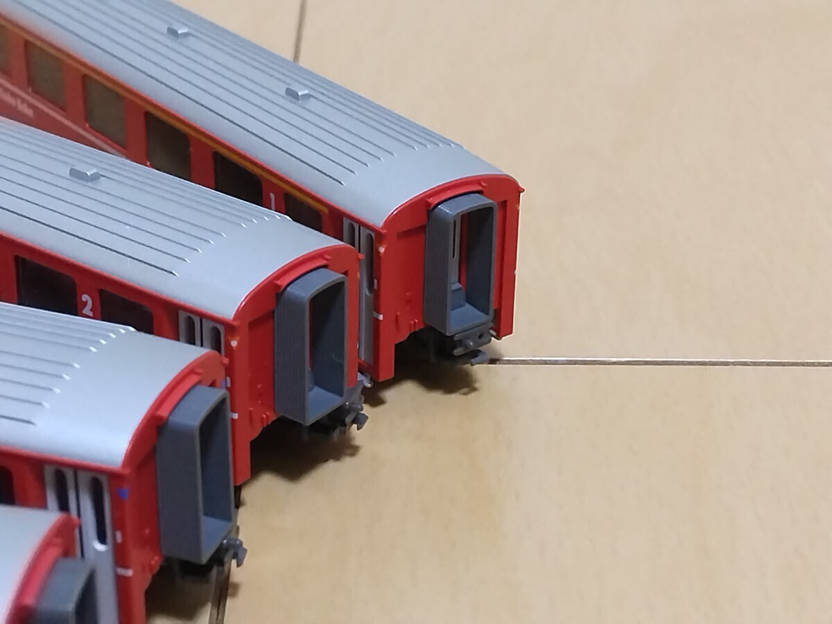 中古 ※難あり KATO カトー 10-1414 アルプスの赤い客車 EW I 増結 4両セット_画像5
