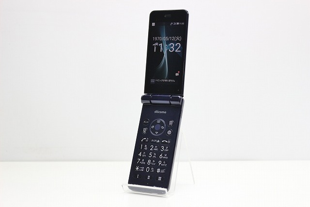 docomo SHARP AQUOS cellular phone SH-01J SIM lock released .SIM free Android smart phone remainder . none 8GB blue 