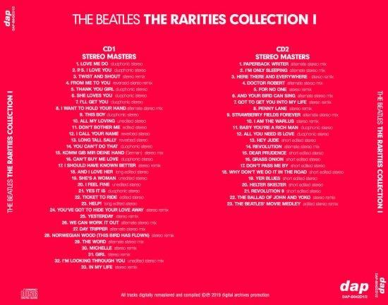 BEATLES / THE RARITIES COLLECTION I&II : FROM THE ORIGINAL ANALOG MASTERS (2CD+2CD)_画像2