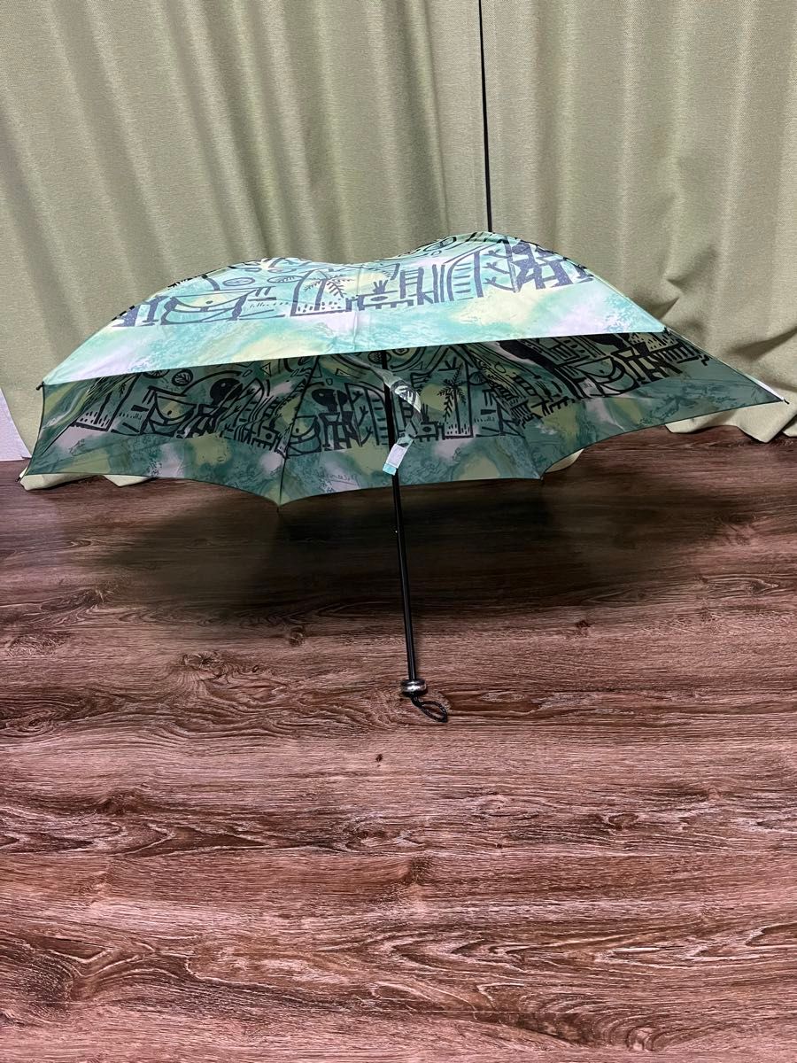 折りたたみ傘　グリーン新品未使用JAPAN
