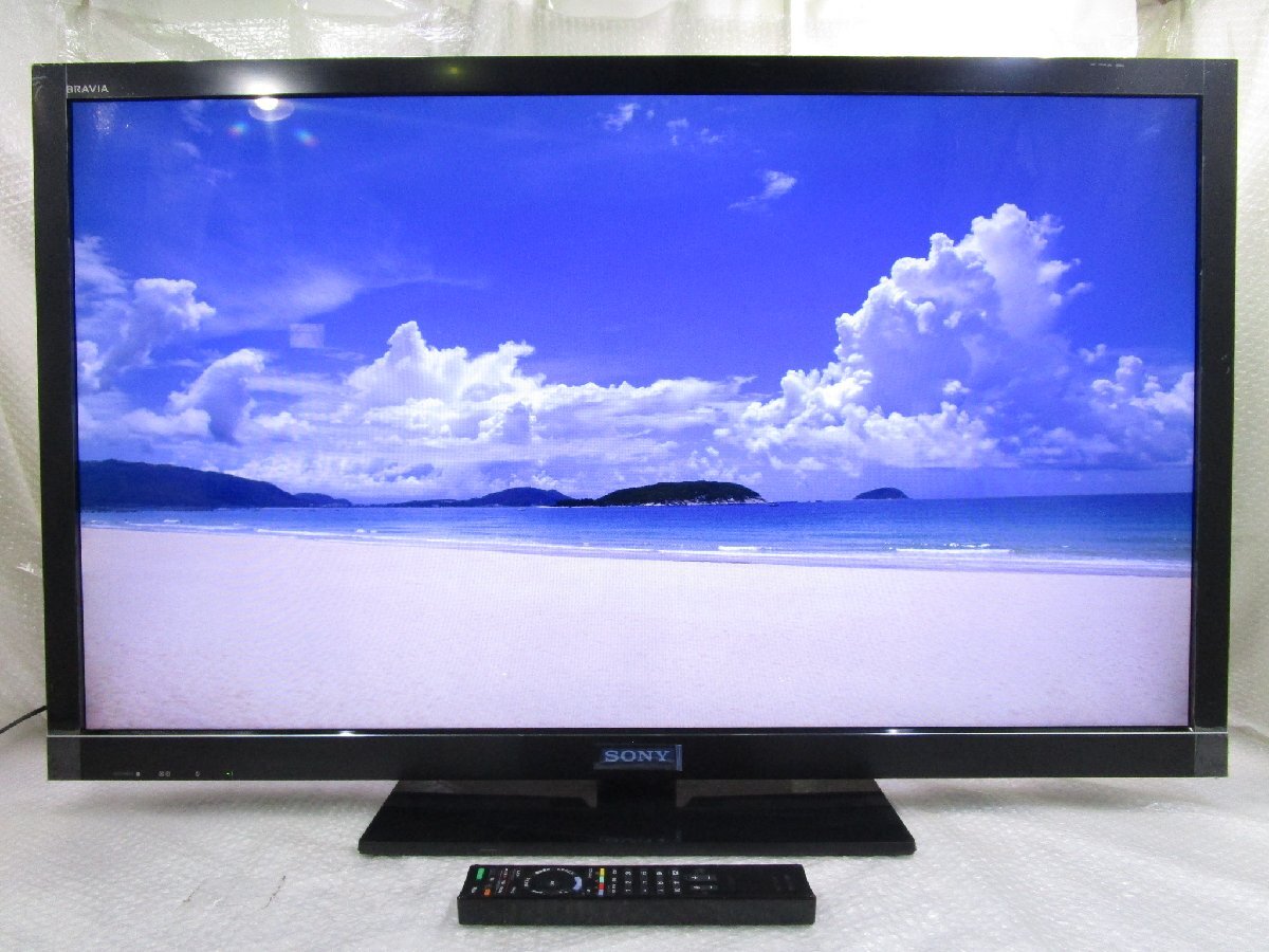 ◎SONY ソニー BRAVIA 46インチ フルハイビジョン液晶テレビ KDL-46HX800 2010年製 リモコン付き 直接引取OK w32512_画像1