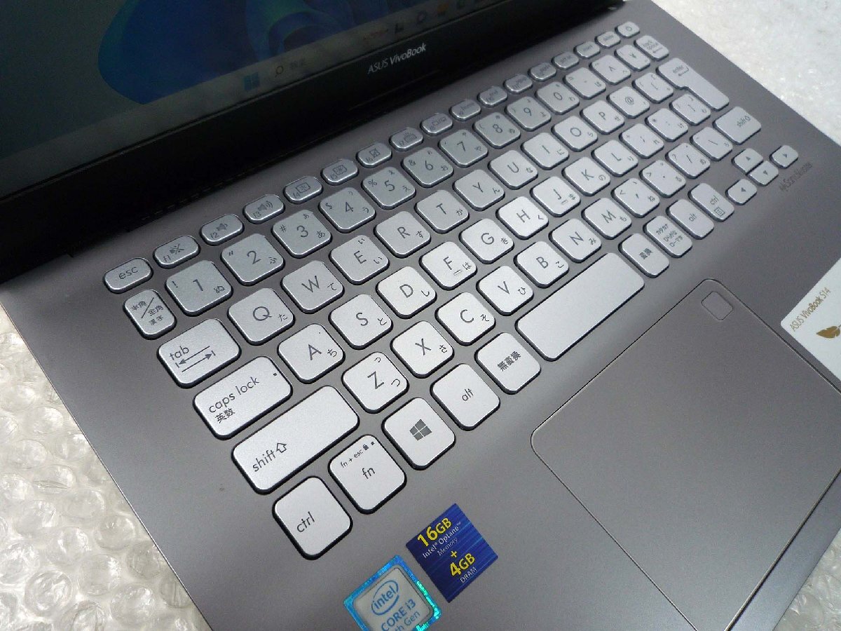 ●ASUS VivoBook S14 / i3-8130U / 8GBメモリ / 500GB HDD / 14.0型 / Windows11 Home【 中古ノートパソコンITS JAPAN】_画像3