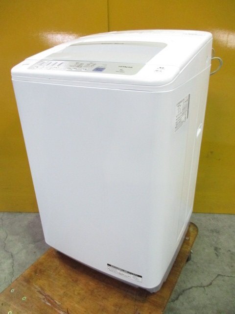 ◎HITACHI 日立 全自動洗濯機 白い約束 8kg シャワー浸透洗浄 風乾燥 部屋干し NW-R803 2018年製 直接引取OK w3255_画像1