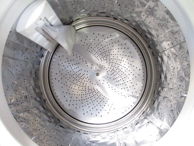 ◎SHARP シャープ 全自動洗濯機 8.0kg 穴なし槽 インバーター搭載 自動おそうじ ES-GV8E-S 2020年製 直接引取OK w3223_画像5
