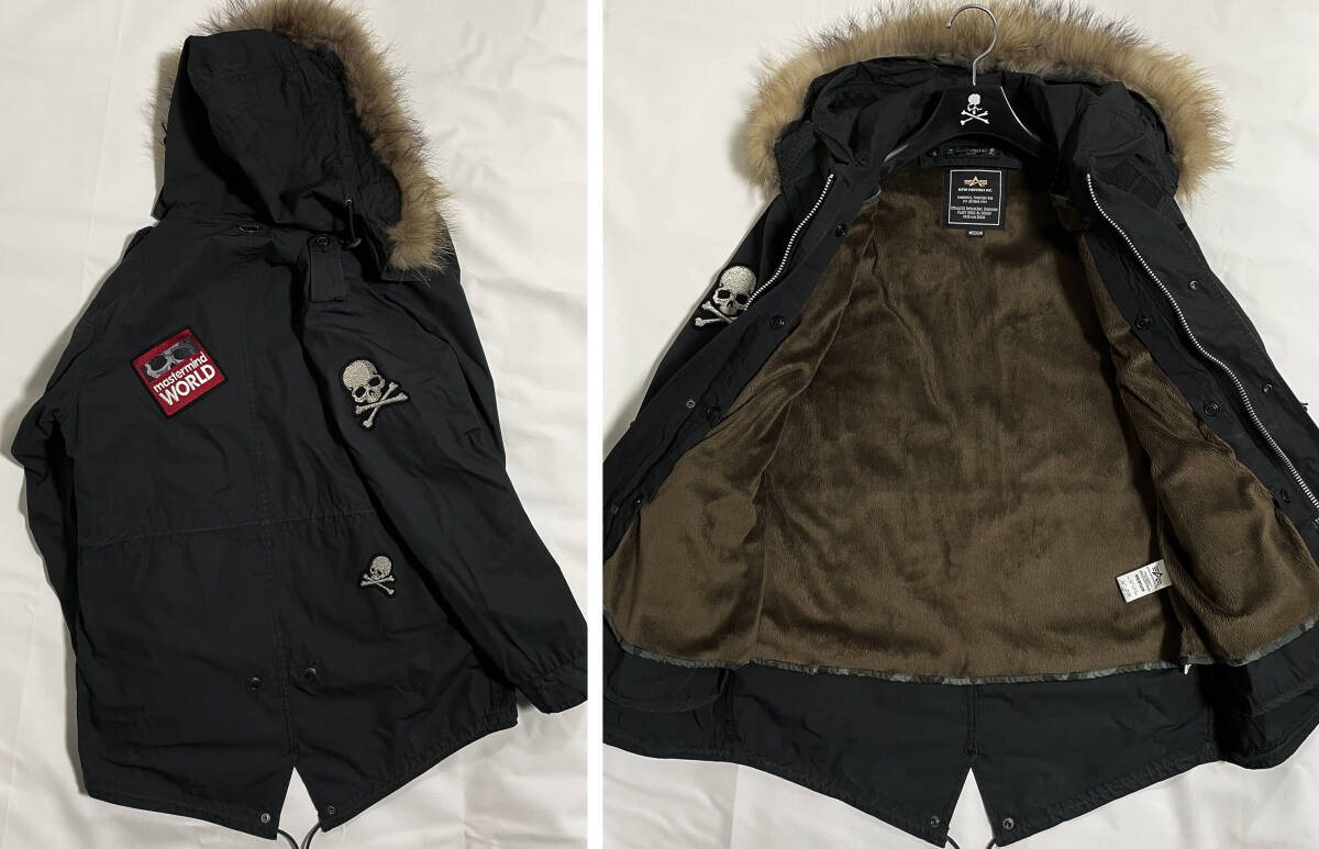 最終【正規品】激レア★mastermind JAPAN×ALPHA INDUSTRIES 3WAY M51-Field-Coat/ZOZO-VILLA限定【Mサイズ】_画像5