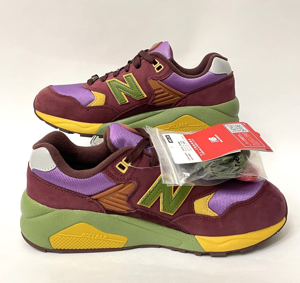 ★ New Balance x Stray Rats MT580SR2 BURGANDY ニューバランス ストレイ ラッツ メンズ スニーカー マルチカラー 26cm 正規品_画像4