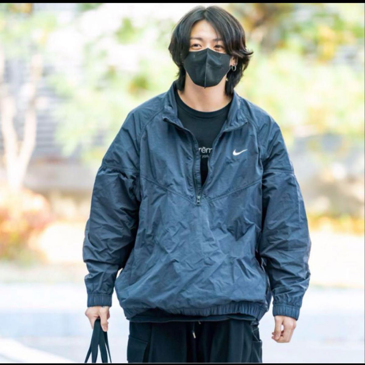 ナイキ ステューシー アノラック パーカー ジョングク bts ナイキ ステューシー アノラック パーカー ジョングク bts