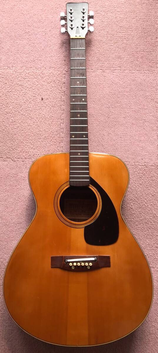 KISO SUZUKI VIOLIN co.ltd SUZUKI GUITAR model no.F10 スズキ アコースティックギター ヴィンテージ 中古品 ケース無_画像10