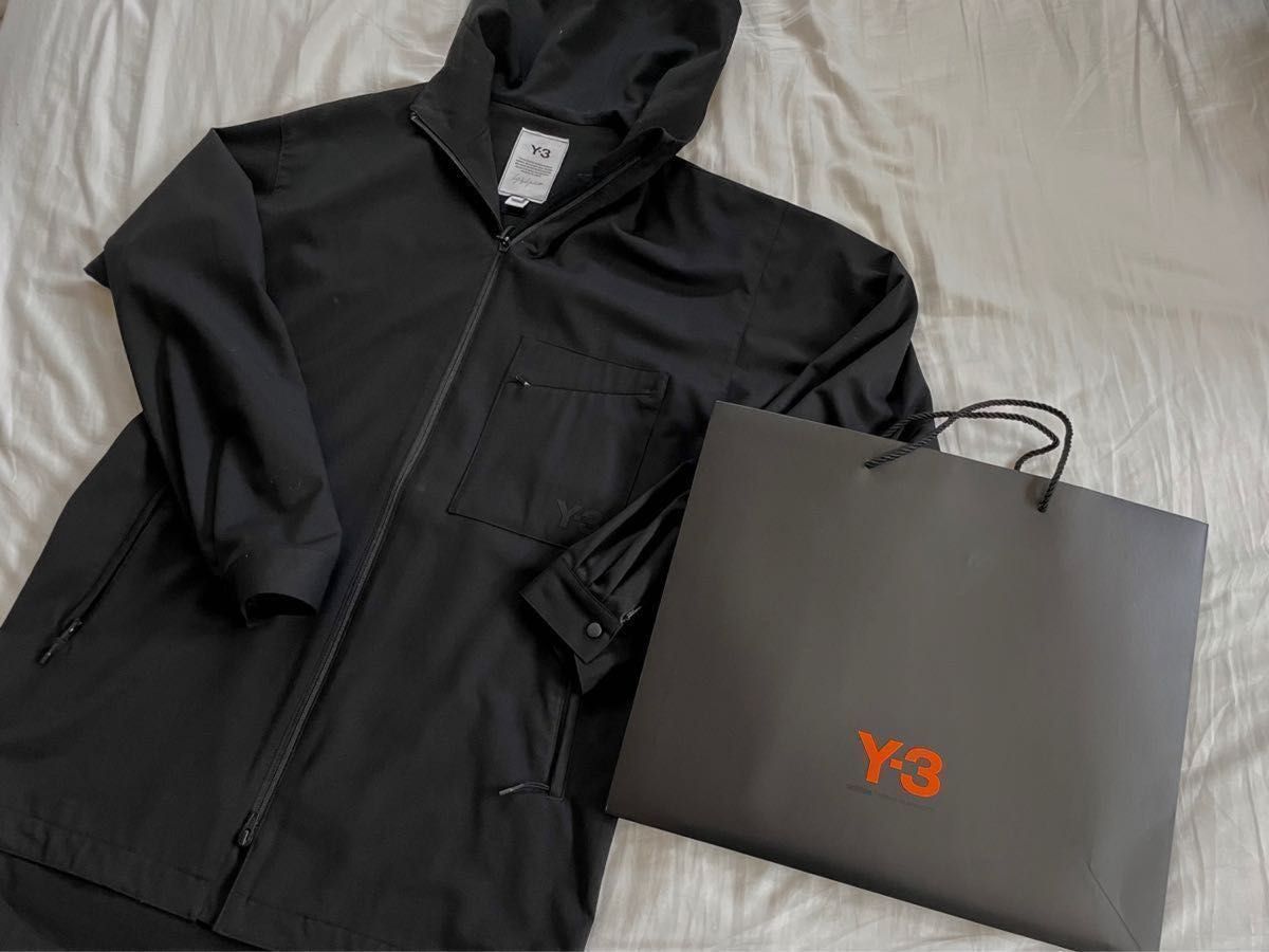 正規品】ヨウジヤマモト Y-3 ウール ウインドブレーカー 正規品】ヨウジヤマモト Y-3 ウール ウインドブレーカー
