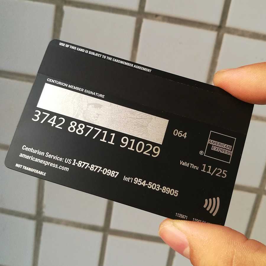 [ remainder a little ] new model americanexpress centimeter .li on card C black card replica made of metal 