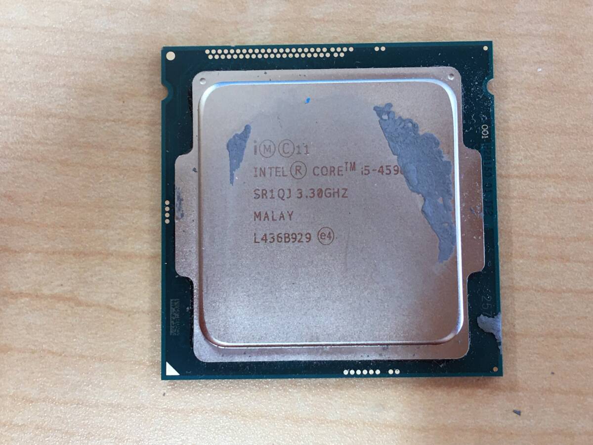 B2783)Intel Core i5-4590 3.30ＧＨz SR1QJ 中古動作品の画像1