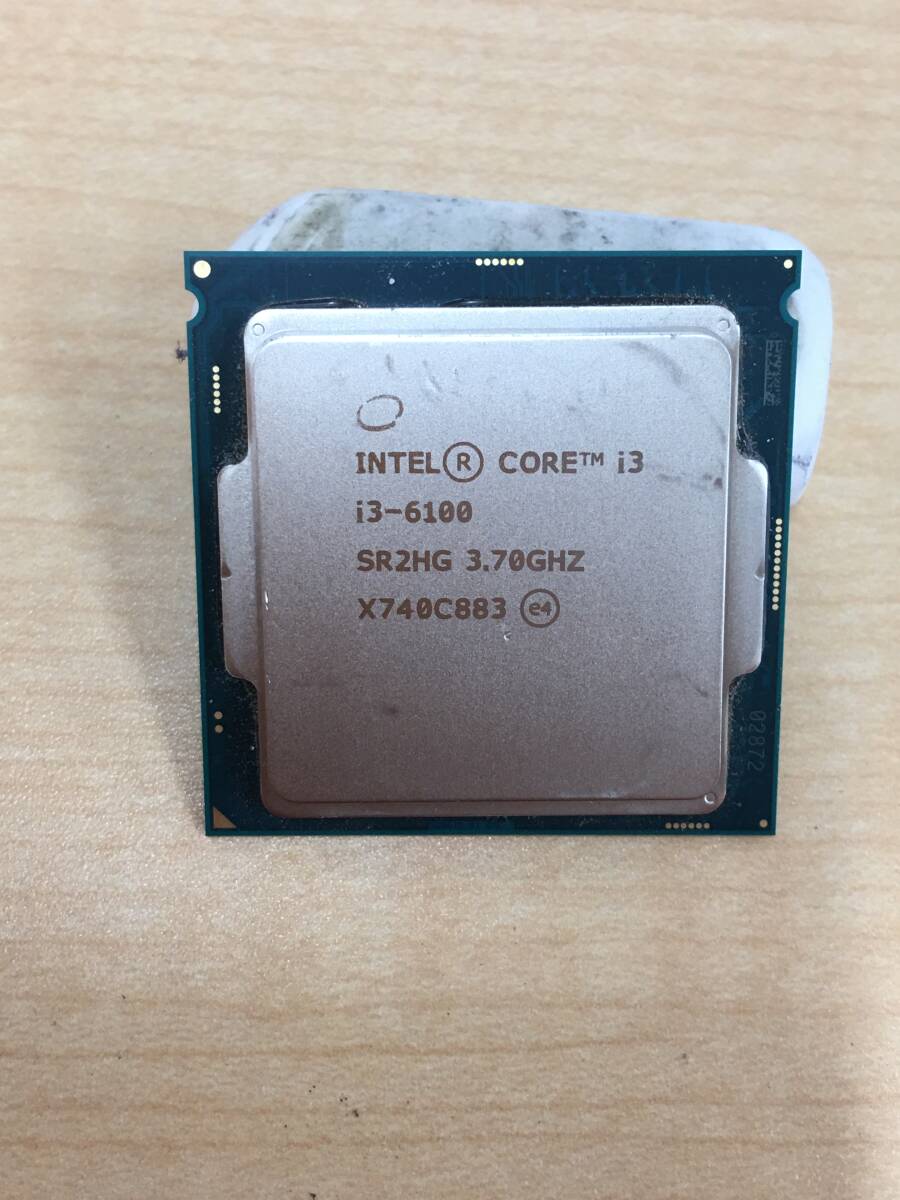 B2714)Intel Core i3-6100 SR2HG 3.70GHz used operation goods 