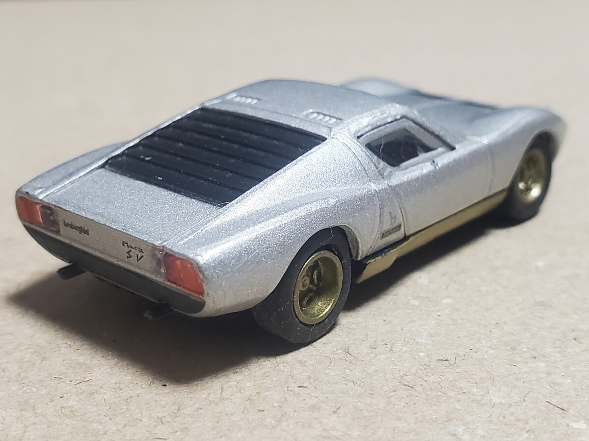 ランボルギーニ 軌跡の名車コレクション★ランボルギーニ・ミウラ P400SV 1/72★缶コーヒー オマケ イタリア車_画像3