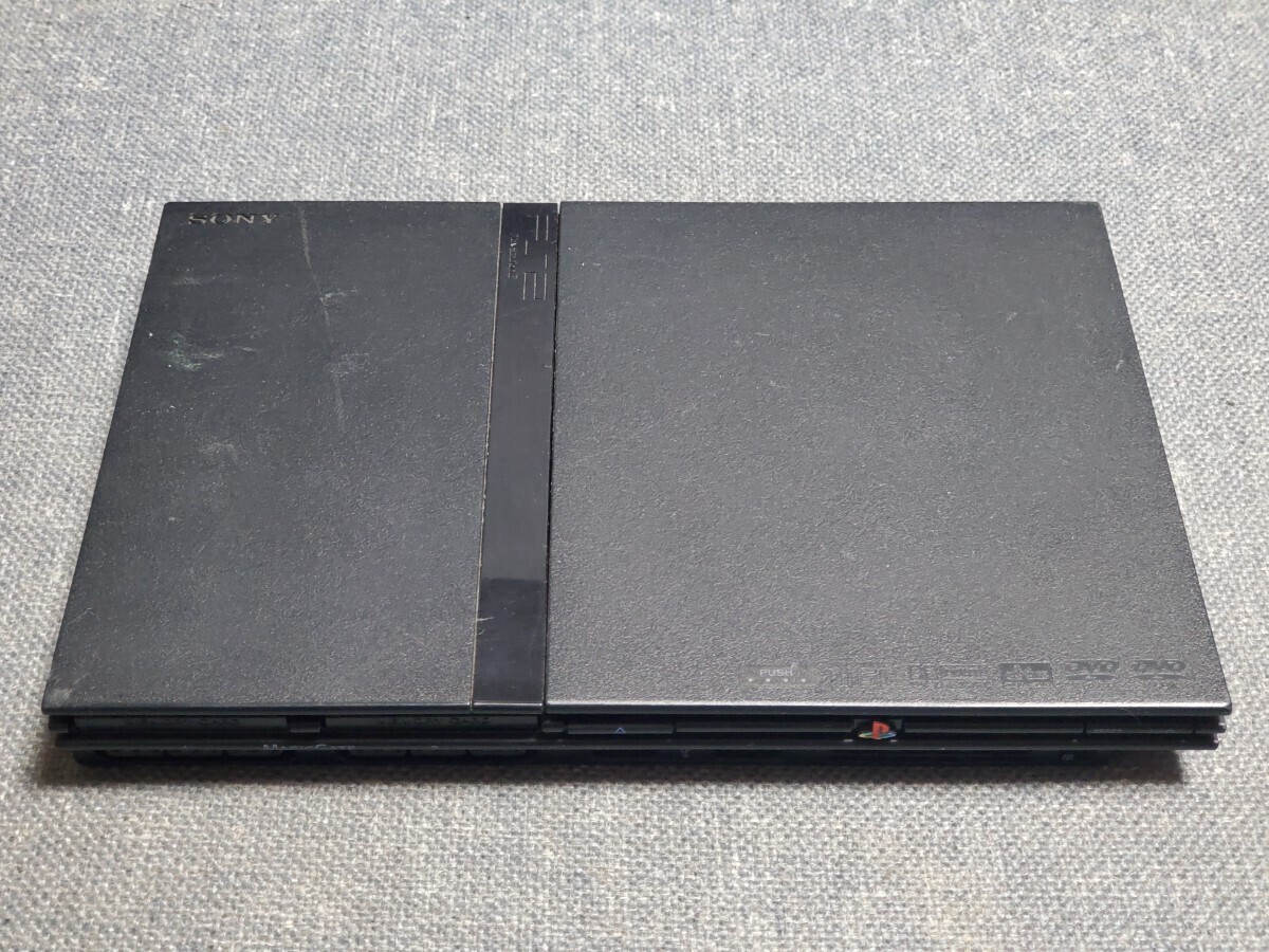 1円スタート★SONY PlayStation2 SCPH-70000 本体のみ★ソニー 薄型 プレイステーション2 プレステ ゲーム機 _画像2