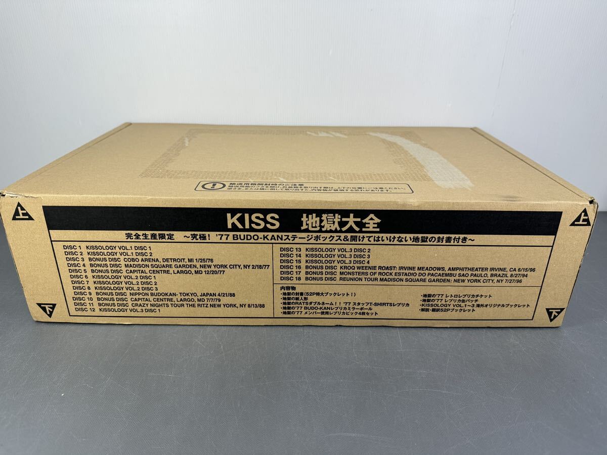 新品未開封 ■ KISS KISSOLOGY 地獄大全 Sealed Box Set 輸送箱入り 77BUDO-KAN Limited Box Set ゆうパック_画像4