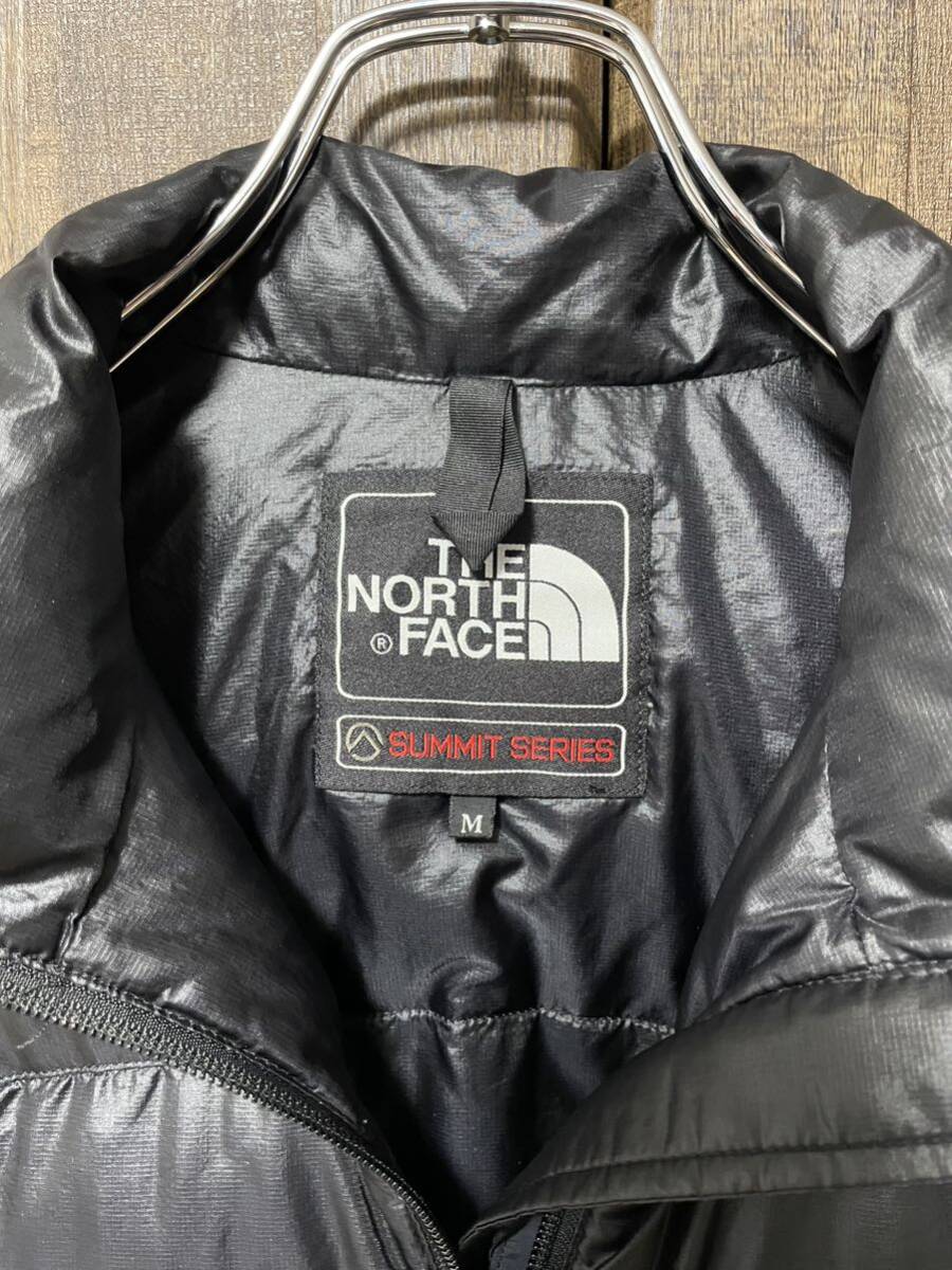 即決 希少 美品 THE NORTH FACE summit ノースフェイス サミットシリーズ アコンカグア ダウン ベスト M 刺繍 黒 ND13300 レッドポイント_画像5