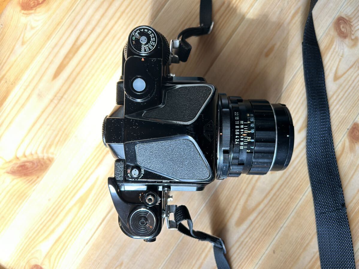 PENTAX 67 Super-Multi-Coated TAKUMAR 6X7 1:2.4/105 フード付 中判カメラフィルムカメラ TTL使用不可_画像5