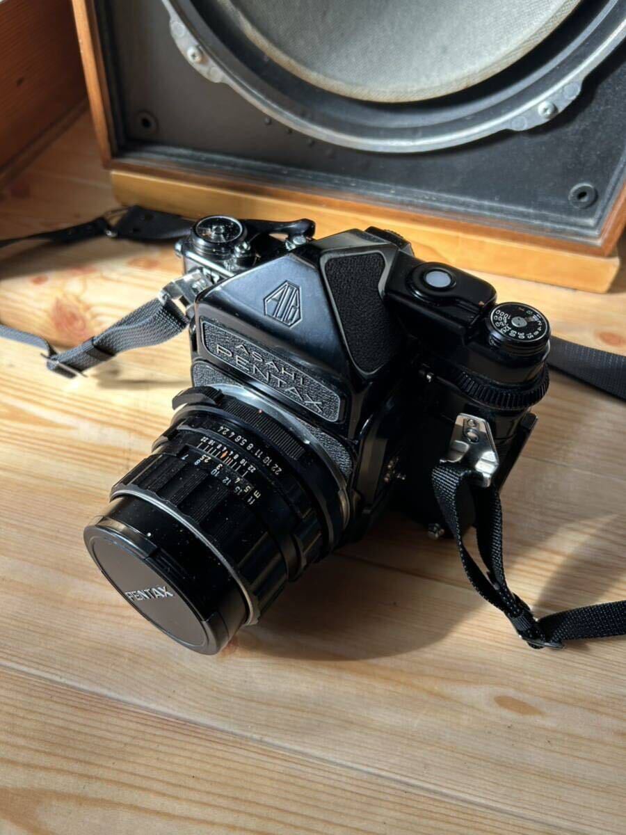 PENTAX 67 Super-Multi-Coated TAKUMAR 6X7 1:2.4/105 フード付 中判カメラフィルムカメラ TTL使用不可_画像1