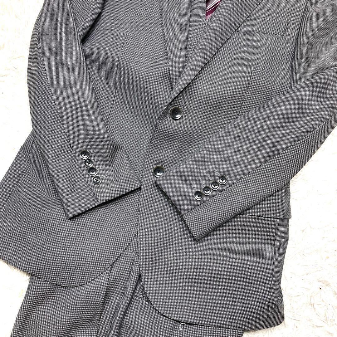  unused class merufi-namelphenia homme suit three-piece setup tailored jacket Italy made kano Nico cloth use M rank gray 