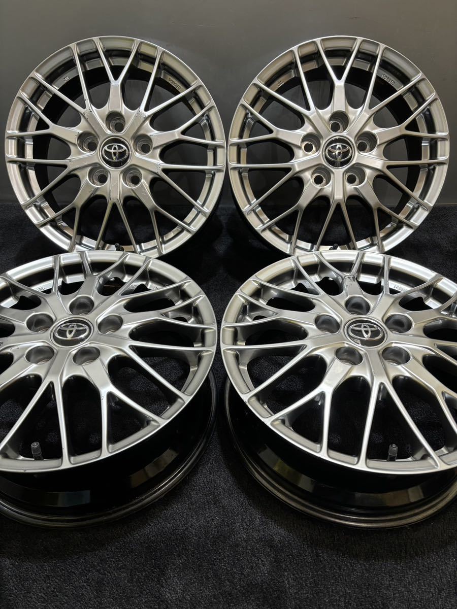 トヨタ 80系 ノア ヴォクシー 純正 BBS 16インチ 6J ＋50 114.3 5H アルミホイール 4本 FORGED (2-F36)_画像1