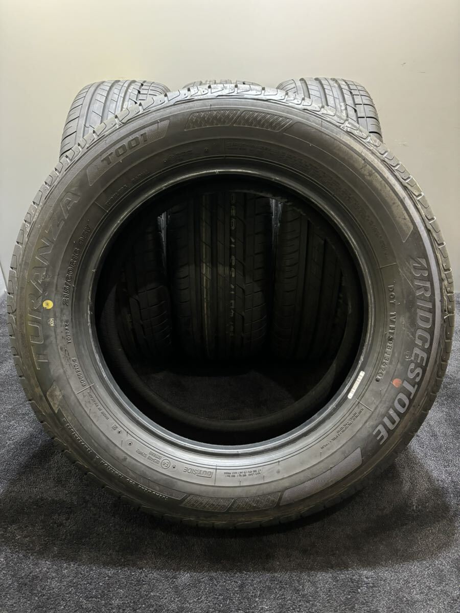 215/60R16 BRIDGESTONE/TURANZA T001 20年製 夏タイヤ バリ山 4本 ブリヂストン エスティマ オデッセイ ヴェゼル(南4-F181)_画像10