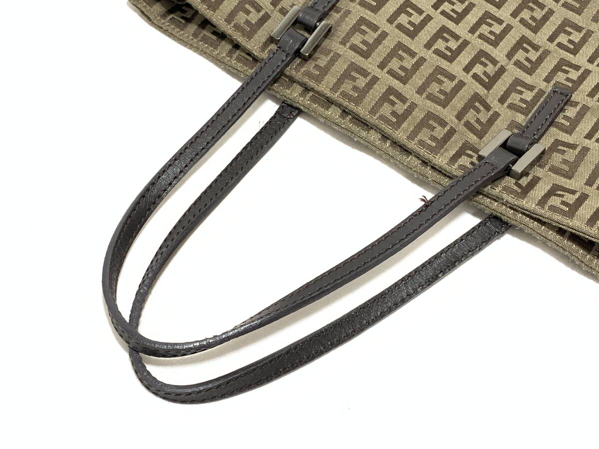 FENDI フェンディ トートバッグ ズッキーノFENDI トートバッグ ズッキーノ シリアル№510456 015JLHJC02_画像10